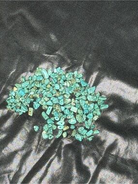 Turquoise Chip Beads - Aqua Green Stone Chips